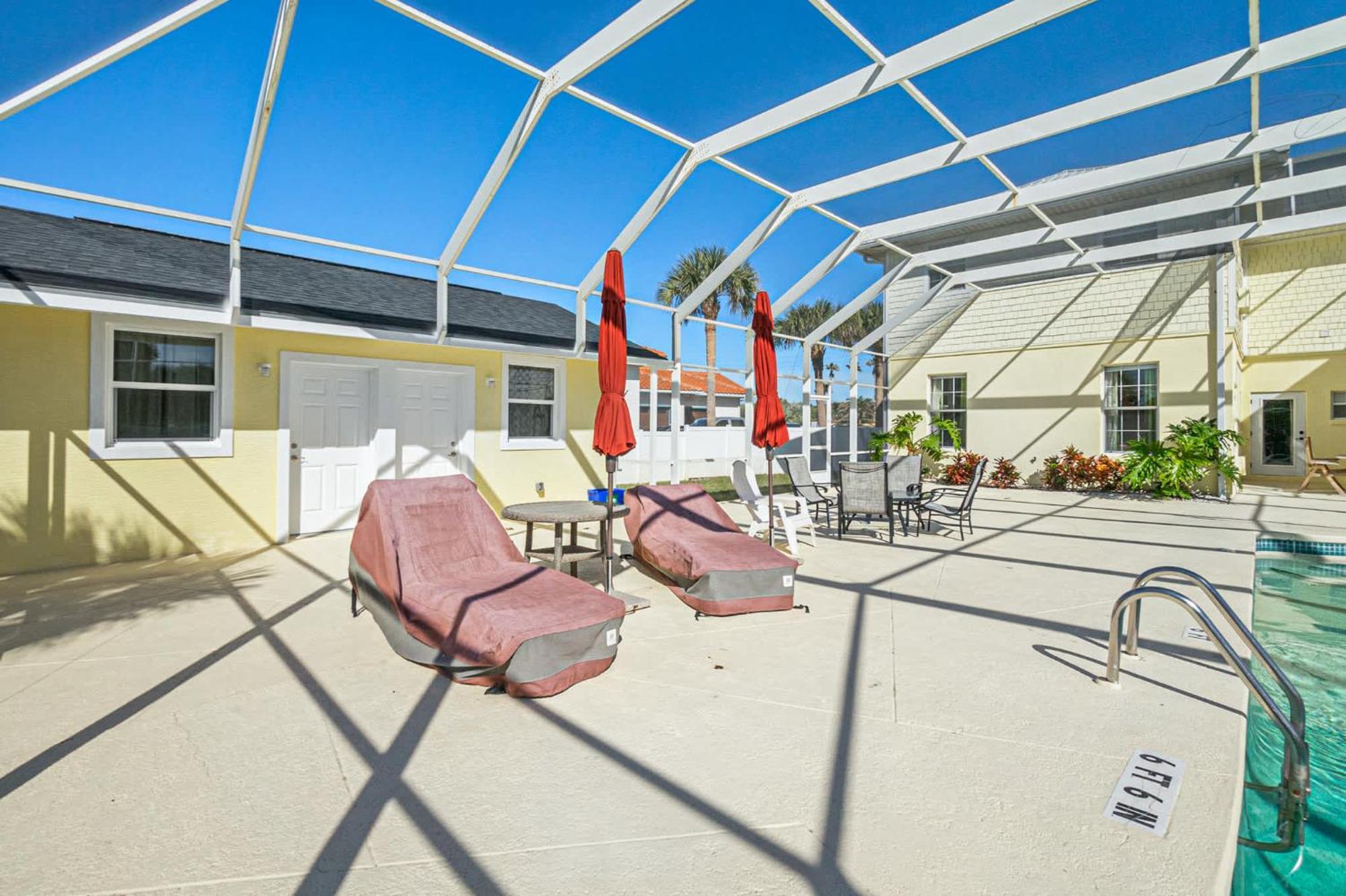 Flagler Beach Bed And Breakfast Pool Bbq Suite Exterior foto